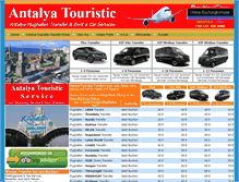 Tablet Screenshot of antalyatouristik.com